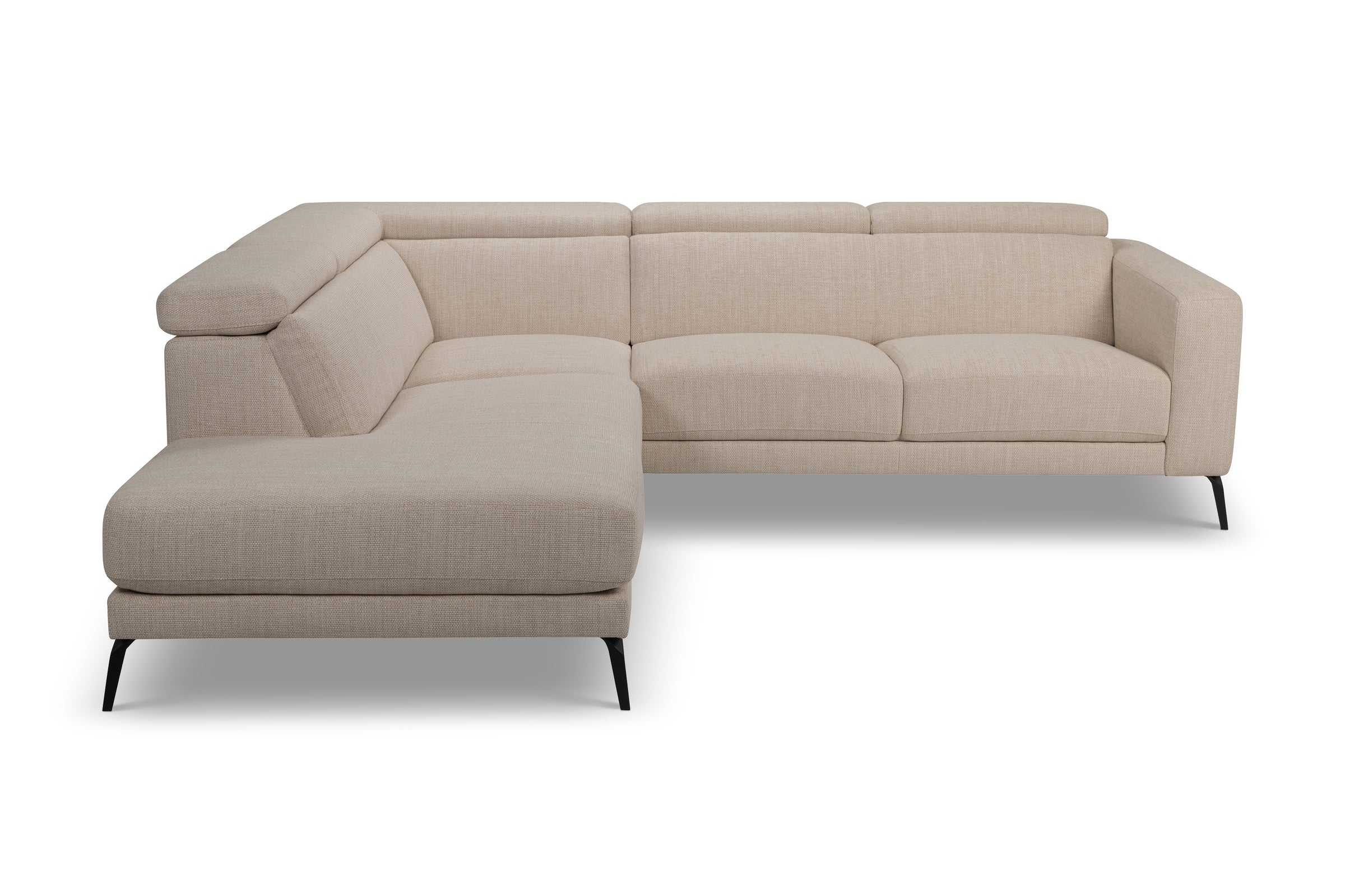 Lea Left Hand Facing Sofa in Gratin Creme Fabric