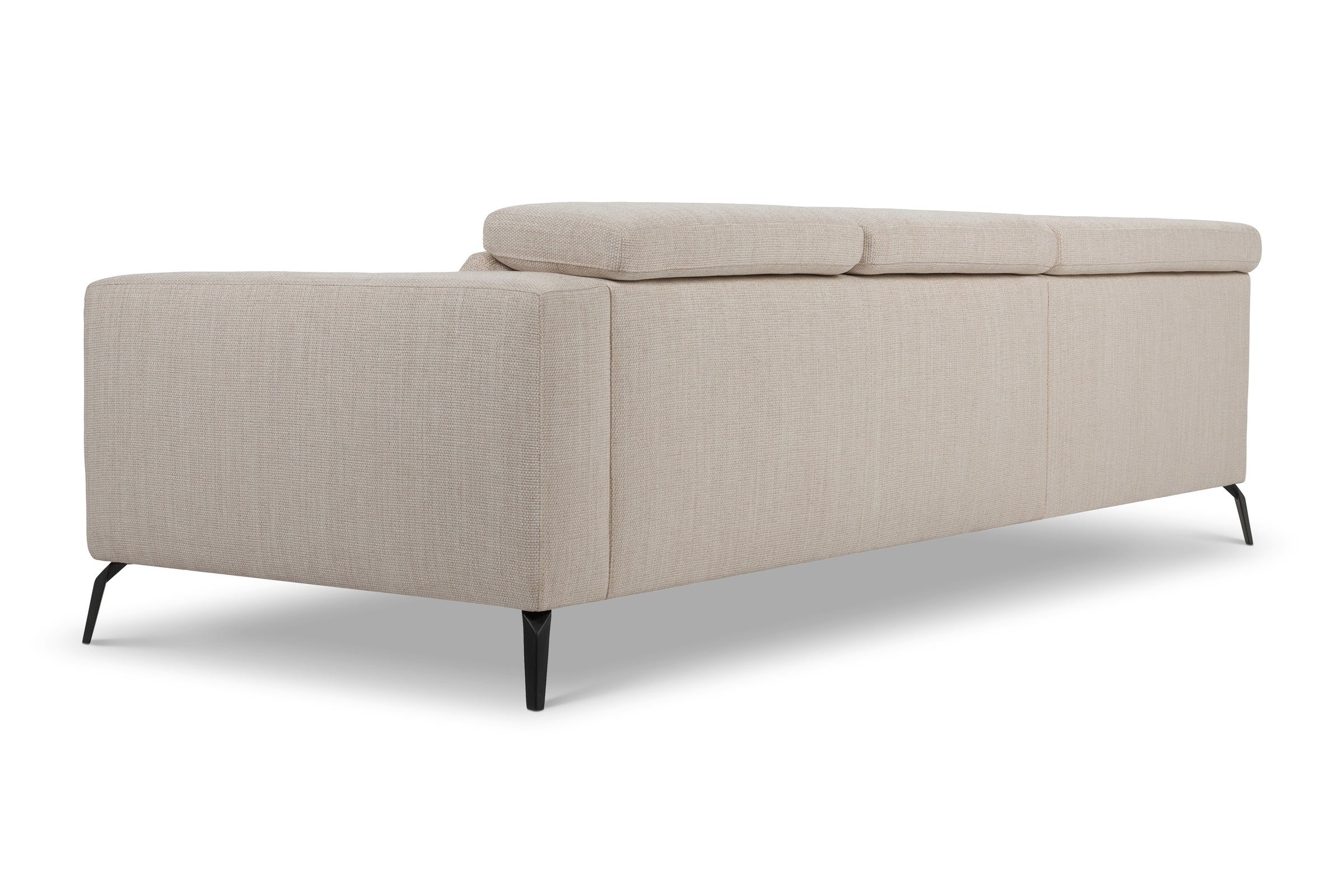 Lea Left Hand Facing Sofa in Gratin Creme Fabric