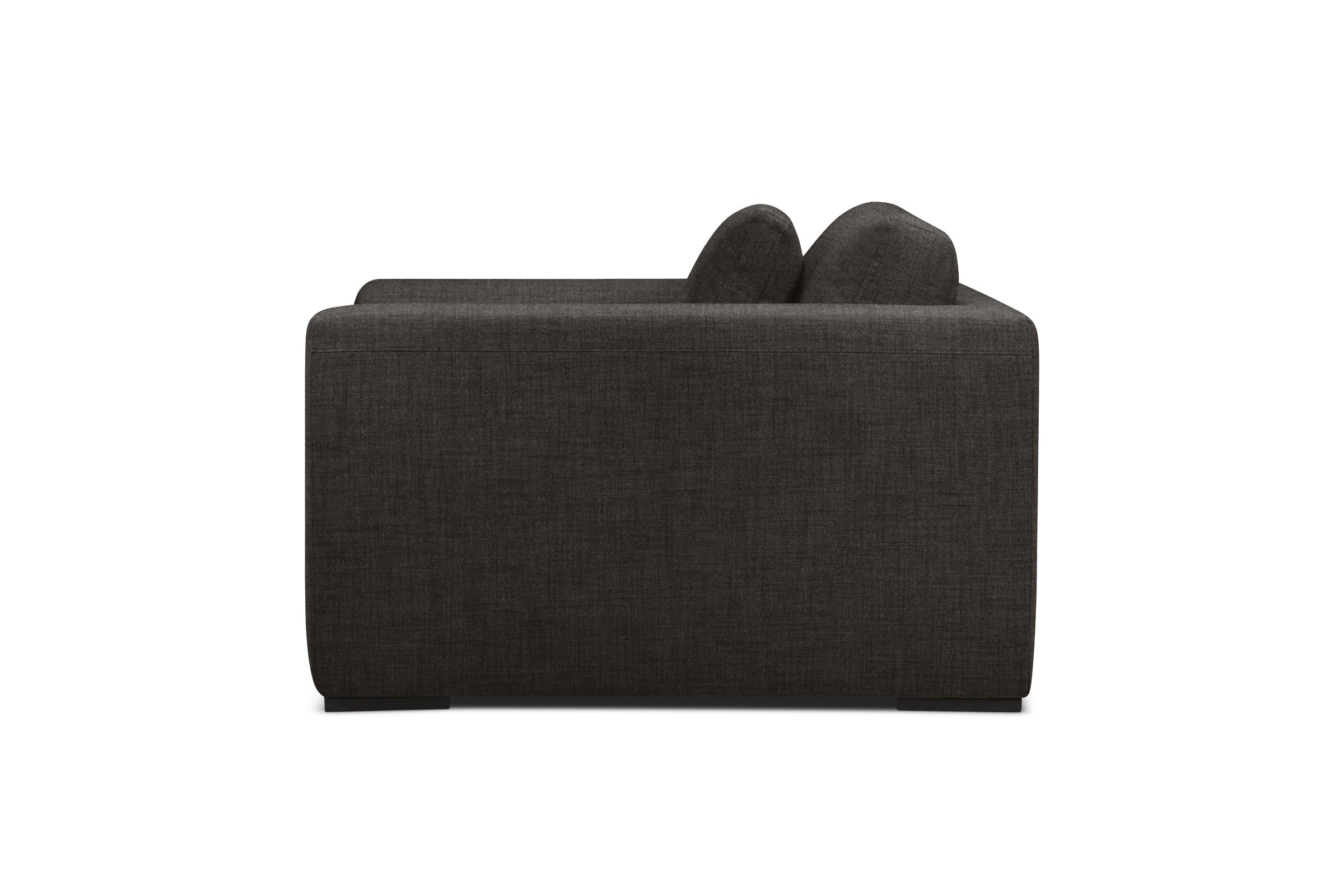 Caro Armchair in Harrison Charcoal Fabric