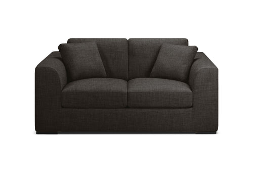 Caro Medium Sofa in Harrison Charcoal Fabric