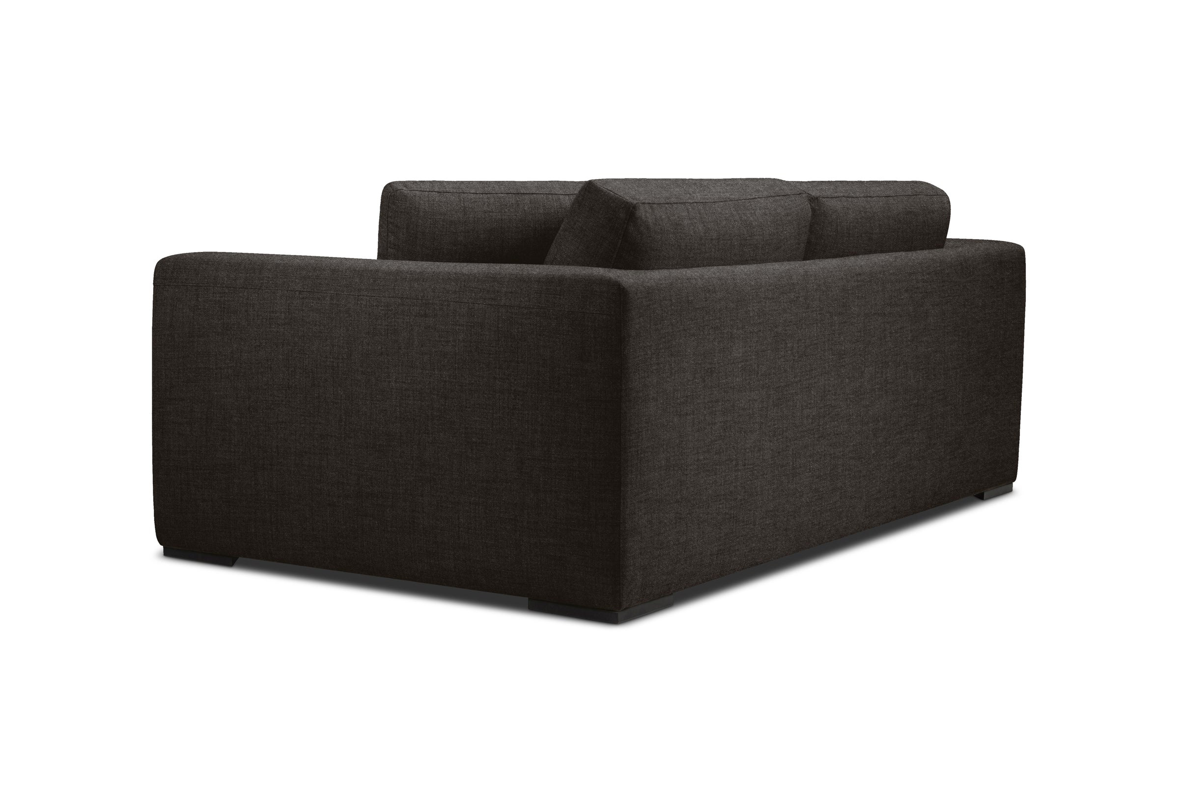 Caro Large Sofa in Harrison Charcoal Fabric