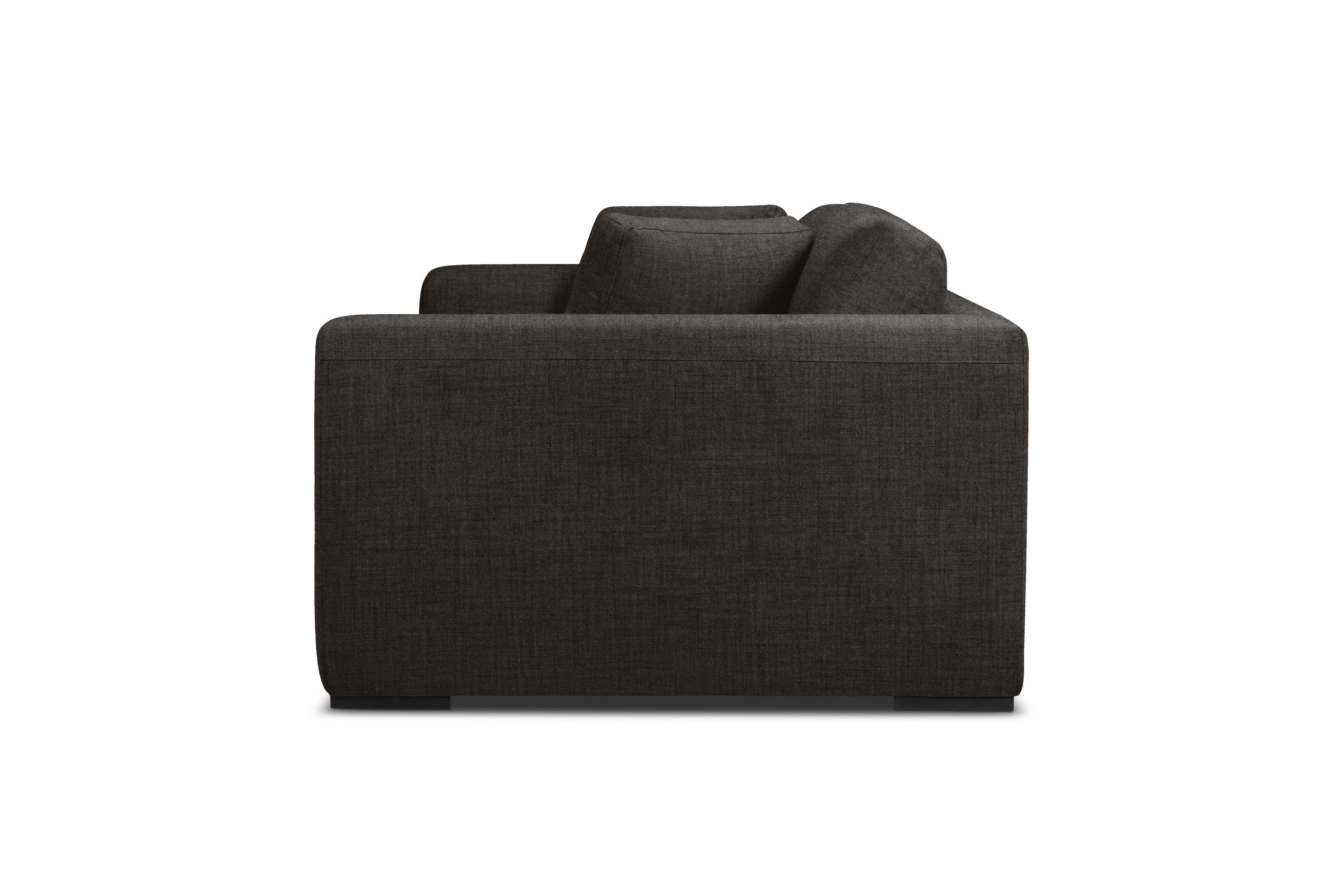 Caro Large Sofa in Harrison Charcoal Fabric