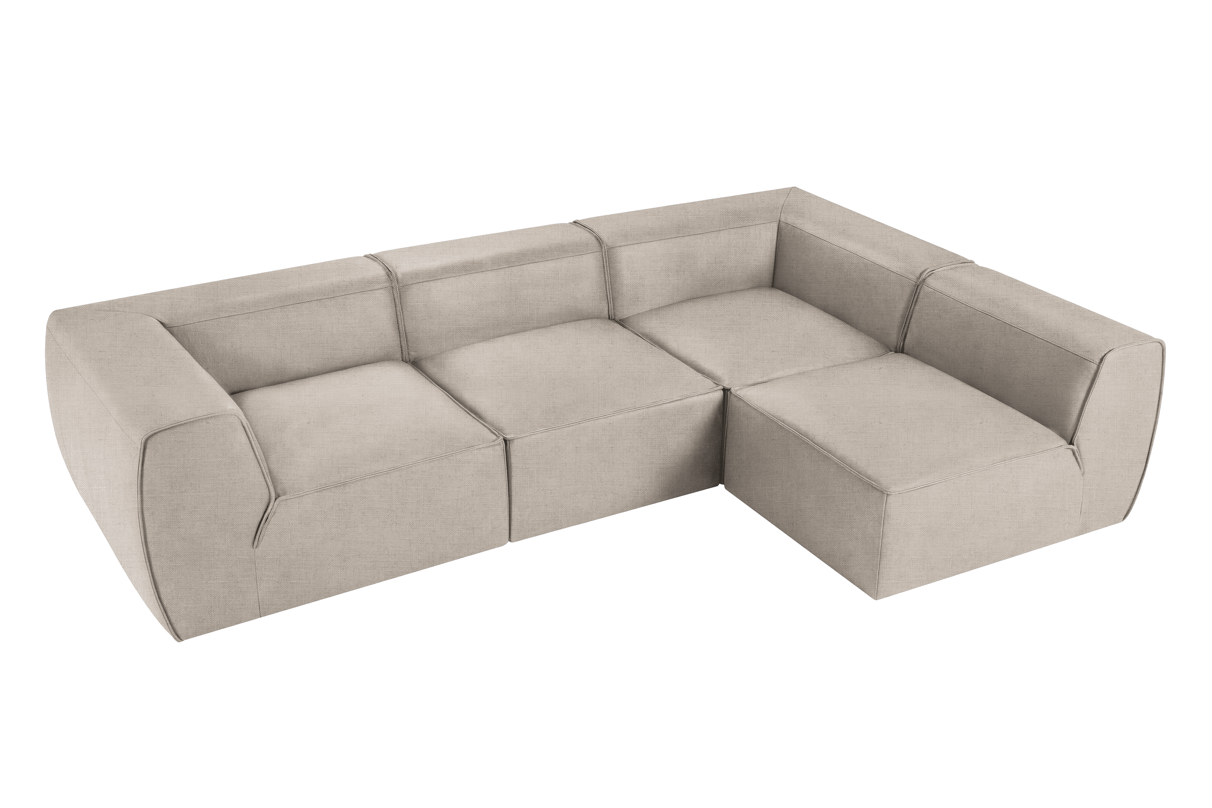 Fred Right Open Sectional