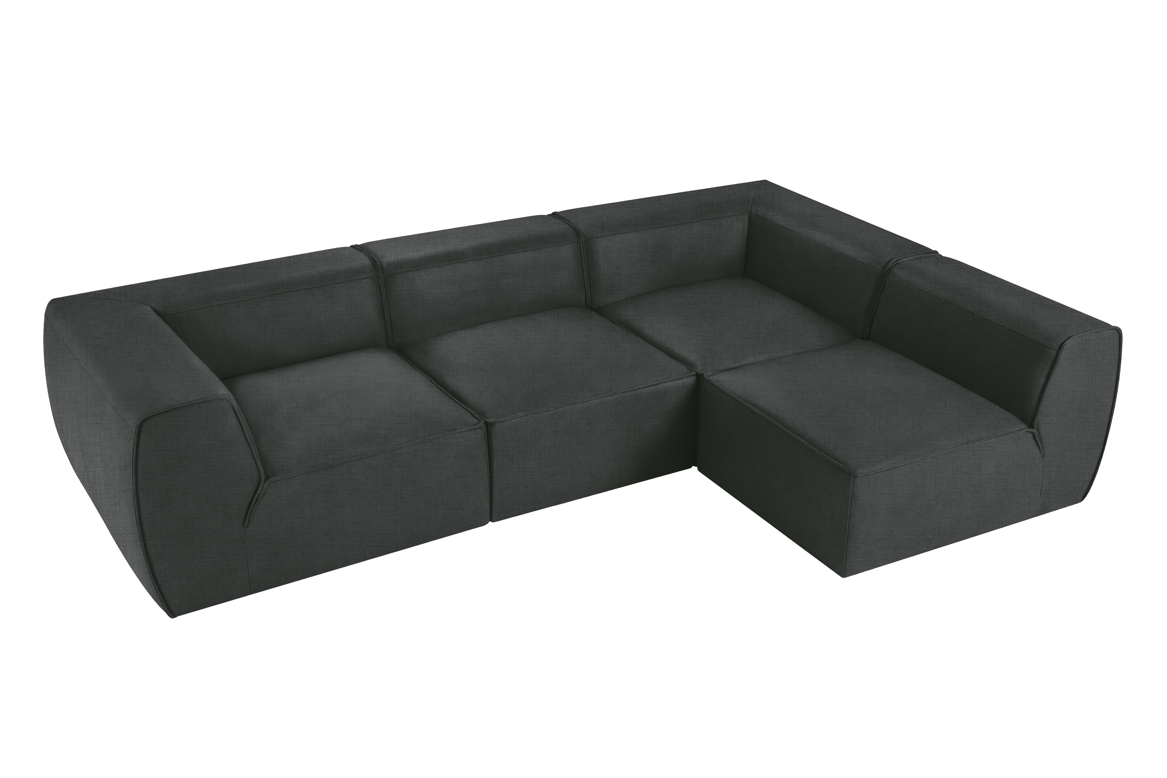Fred Right Open Sectional