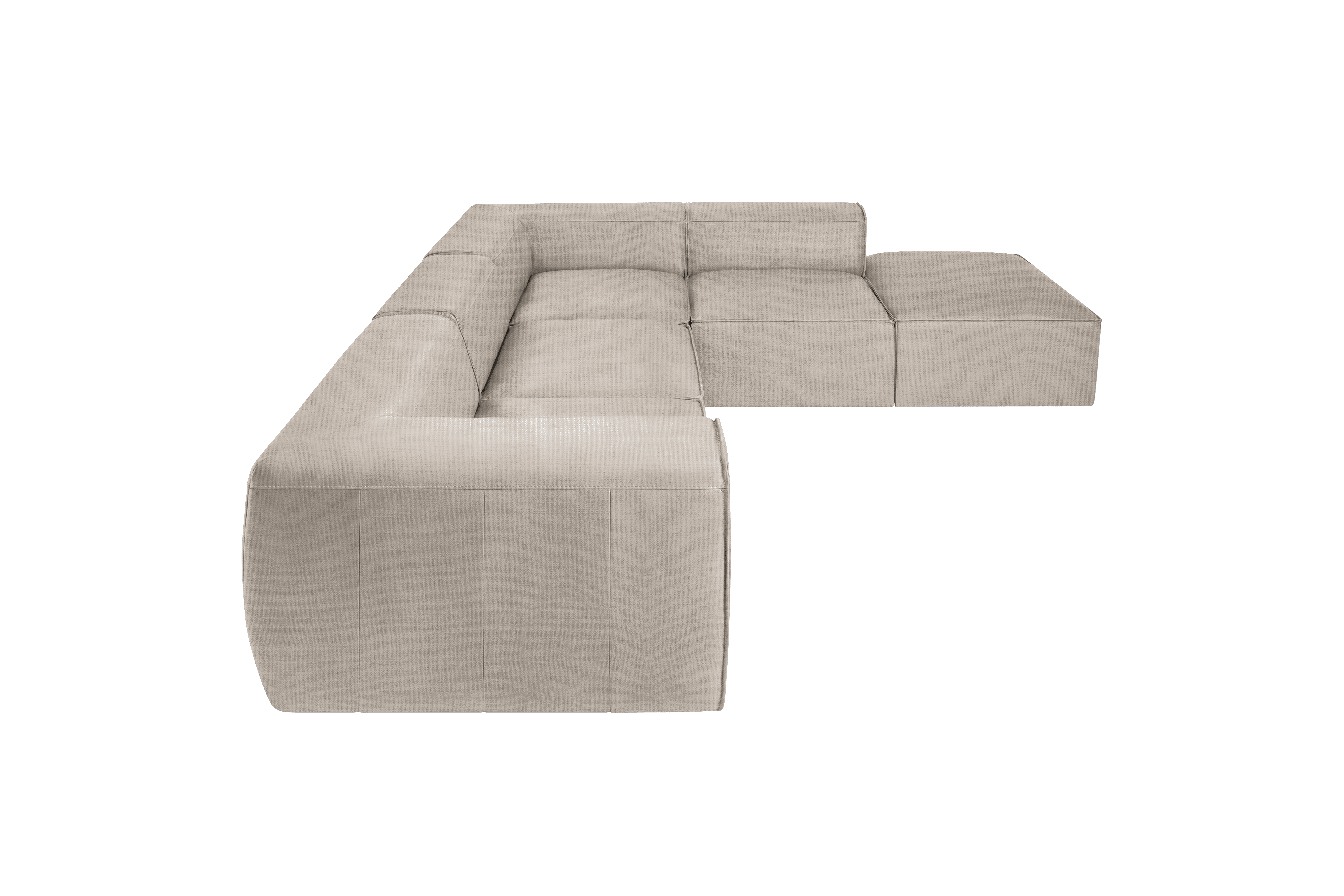 Fred Right Bumper Sectional