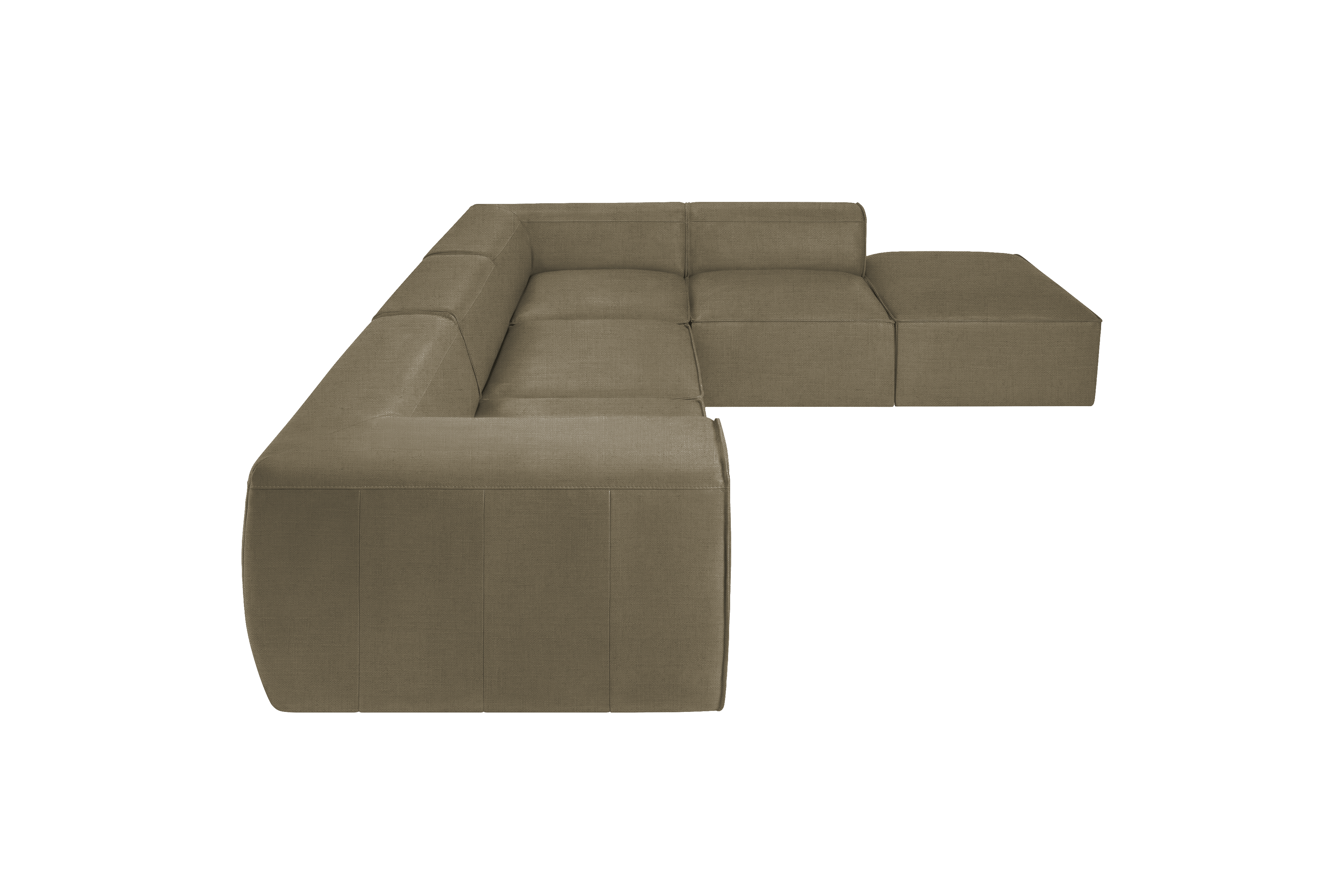 Fred Right Bumper Sectional