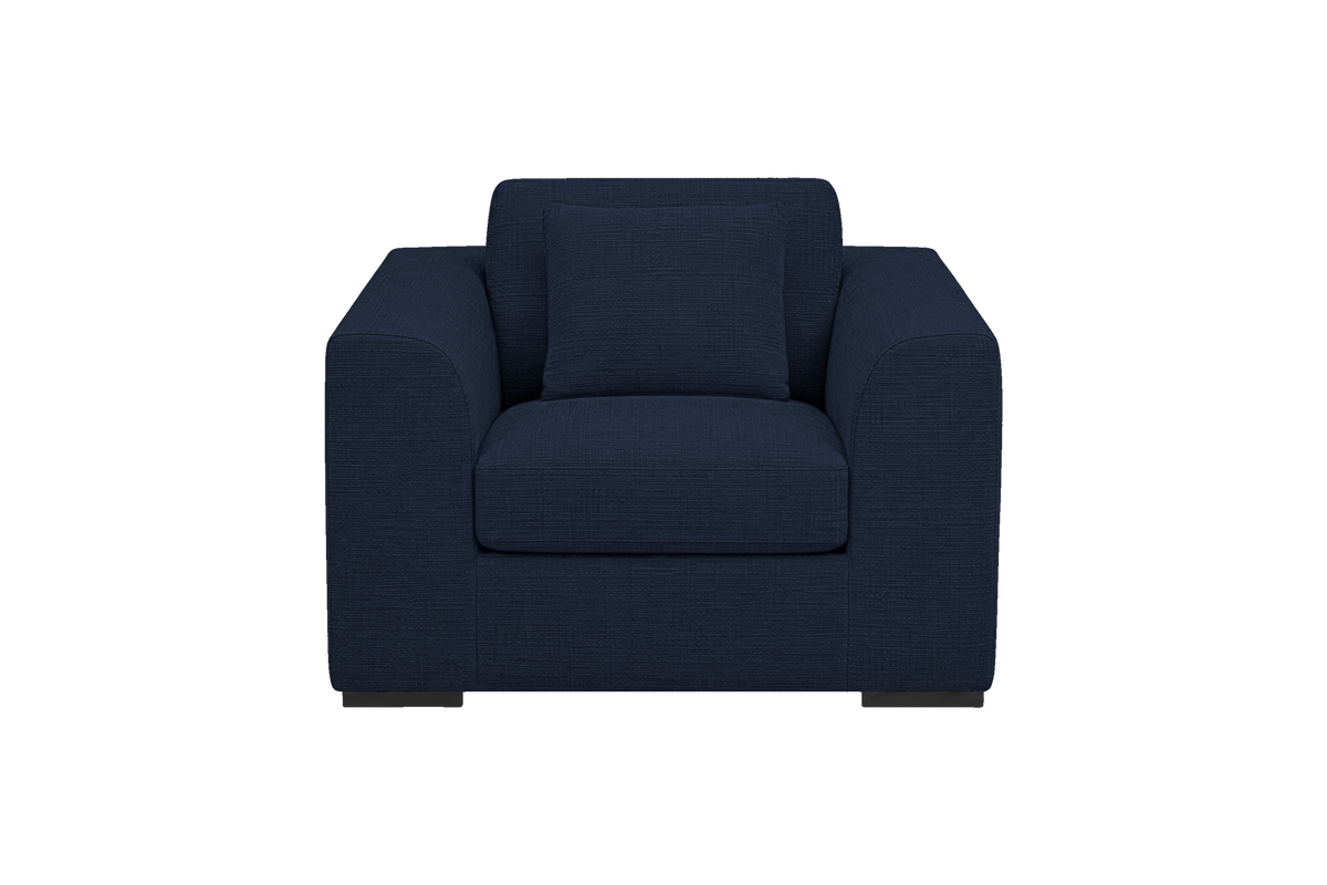 Caro Armchair in Roni Ember Blue