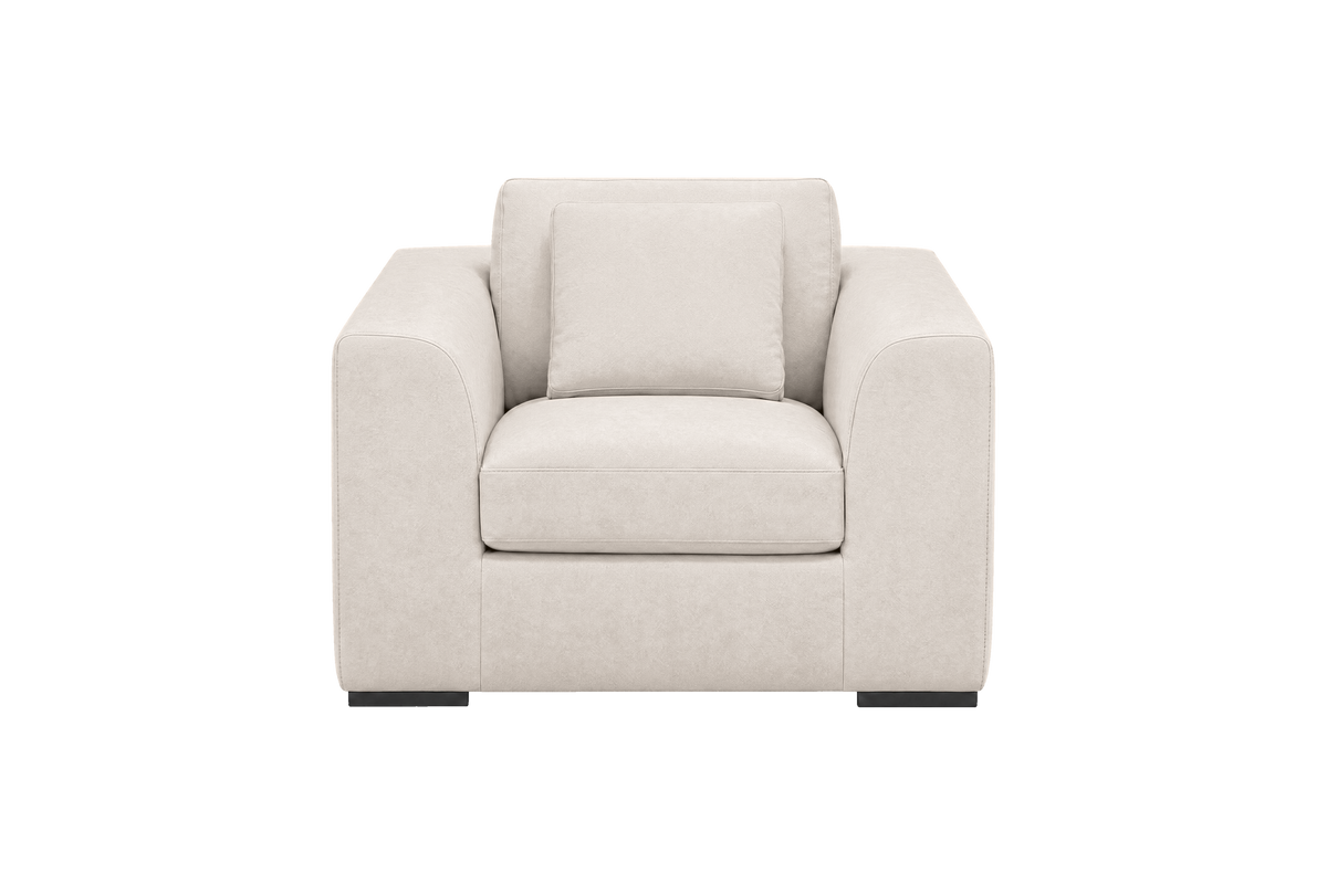 Caro Armchair in Fresco Milky