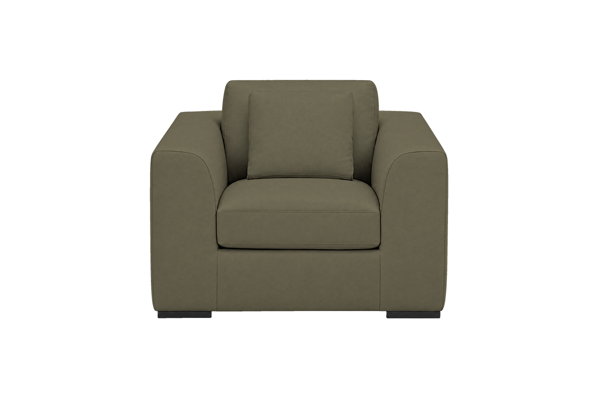 Caro Armchair in Felix Olive