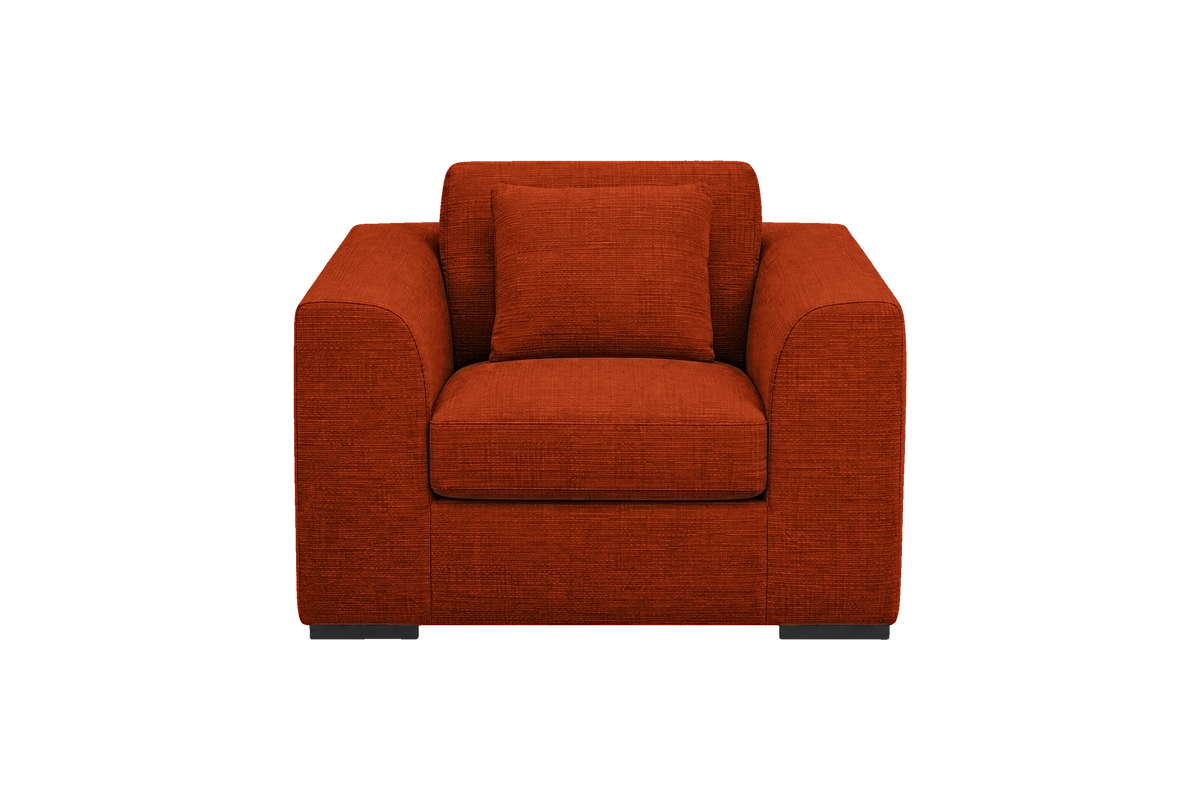 Caro Armchair in Roni Poppy