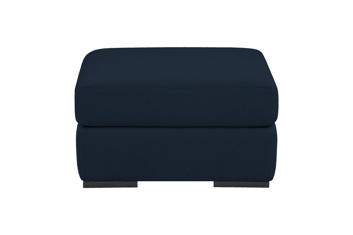 Caro Footstool in Dante Aqua