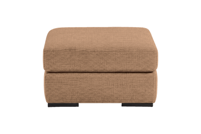 Caro Footstool in Roni Biscotti
