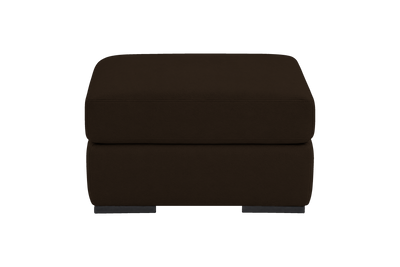 Caro Footstool in Marfa Charcoal