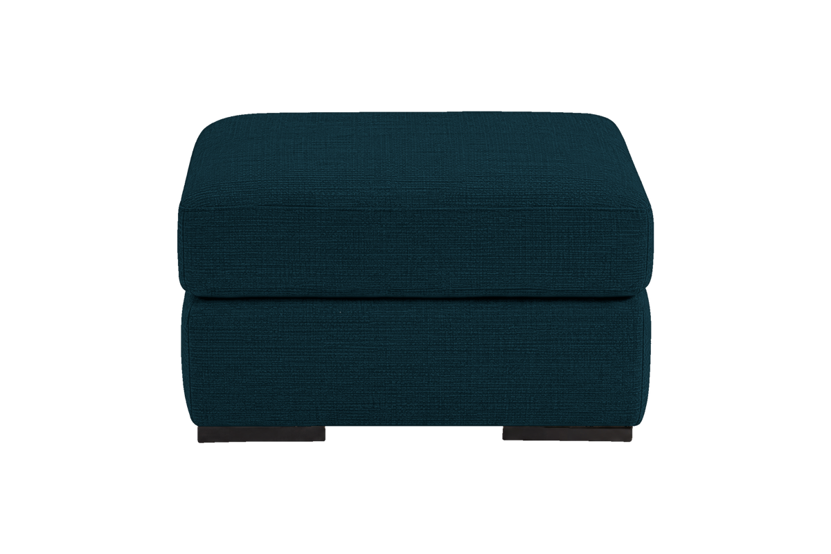 Caro Footstool in Roni Deep Lake