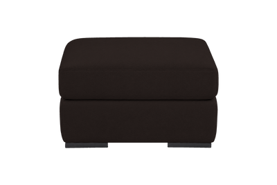 Caro Footstool in Dante Ebony