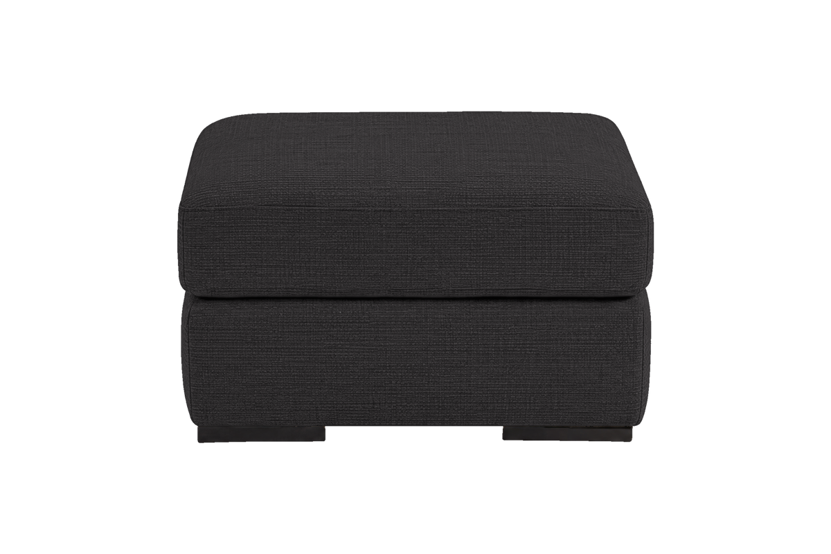 Caro Footstool in Roni Ember