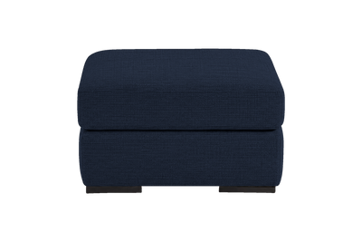 Caro Footstool in Roni Ember Blue