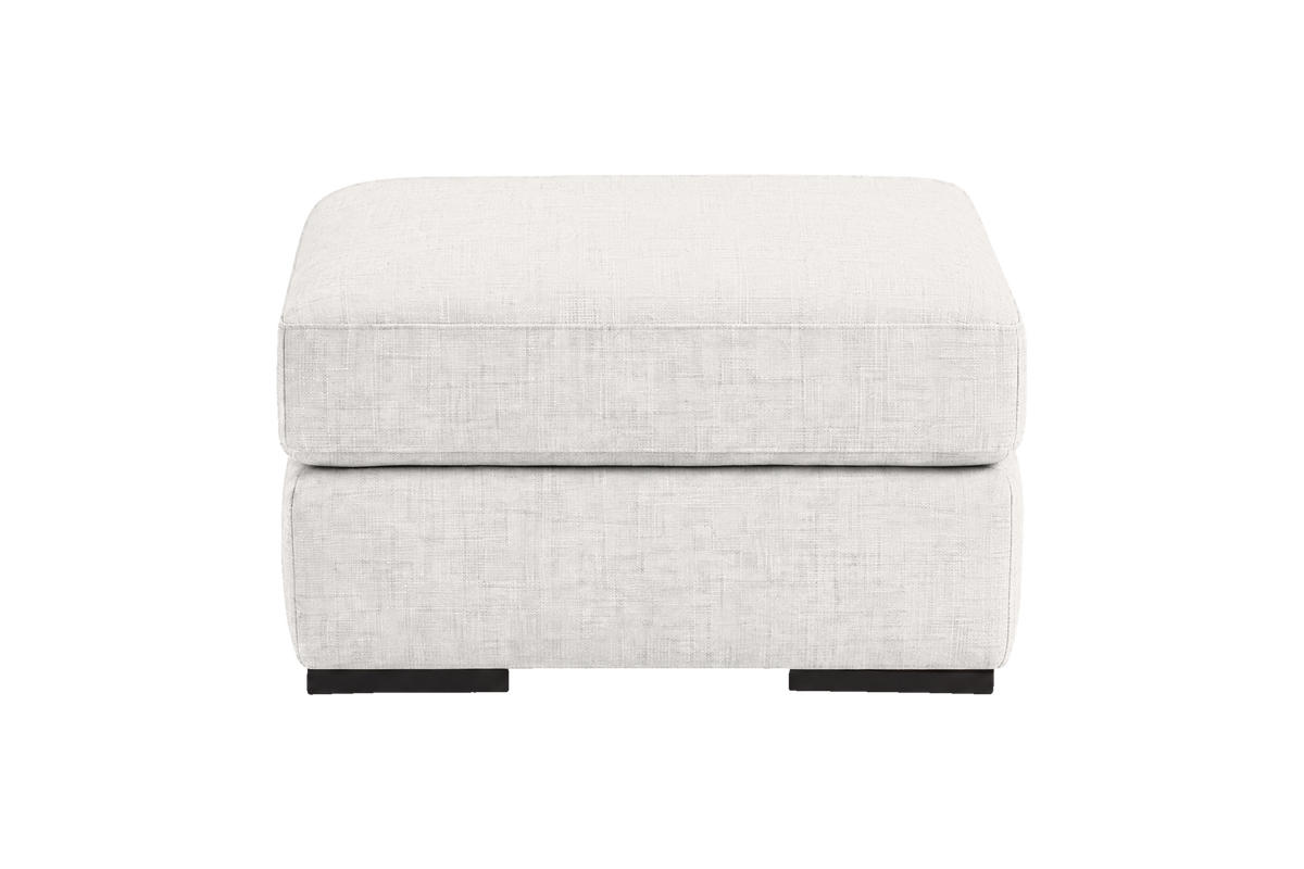 Caro Footstool in Mosquito Foam