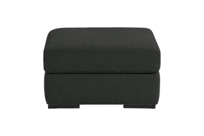 Caro Footstool in Mosquito Lola