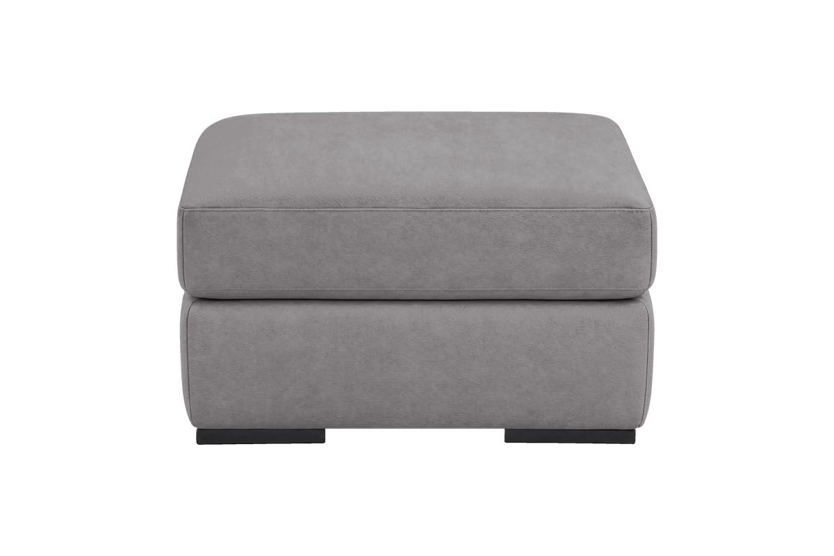 Caro Footstool in Marfa Meteor