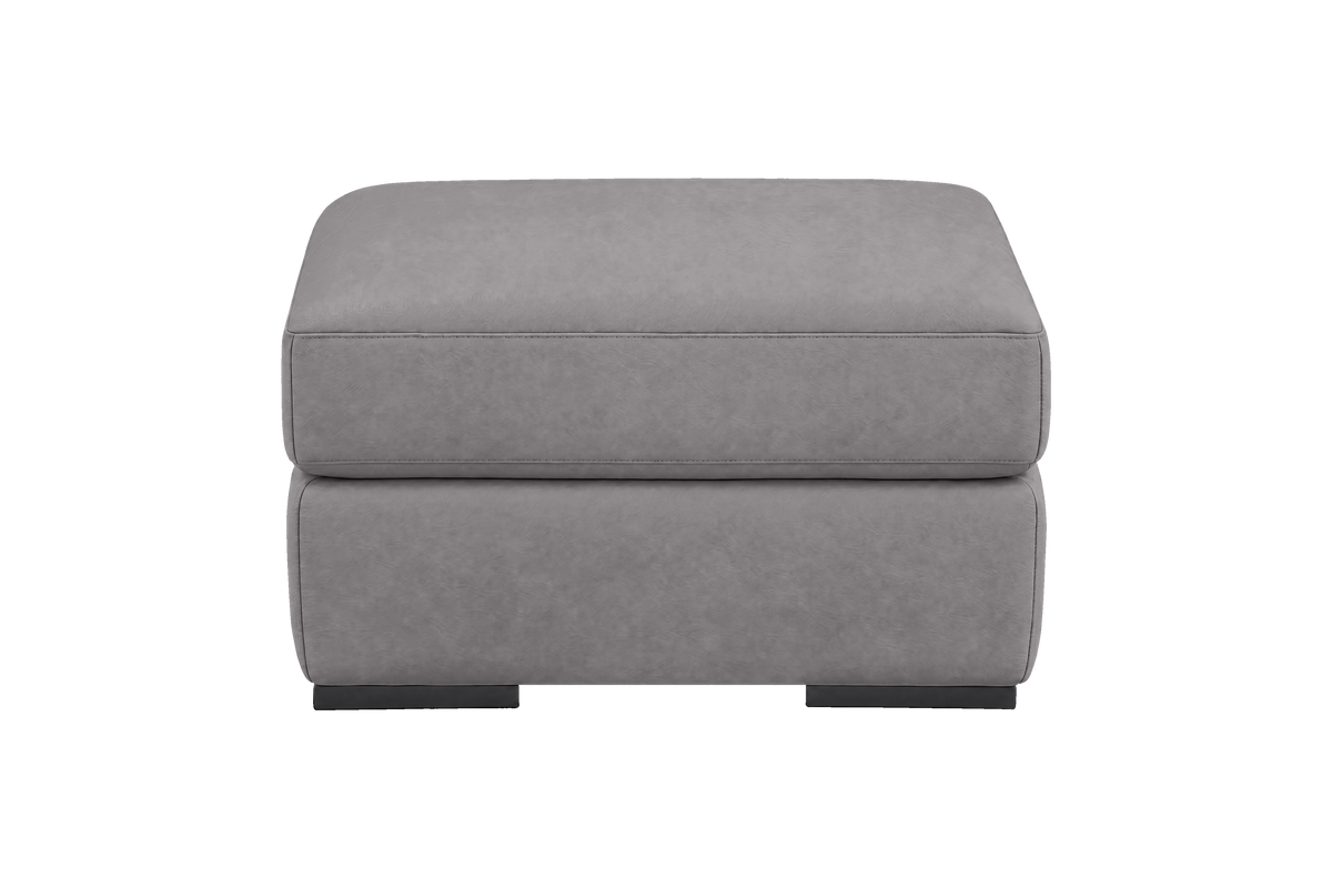Caro Footstool in Dante Meteor