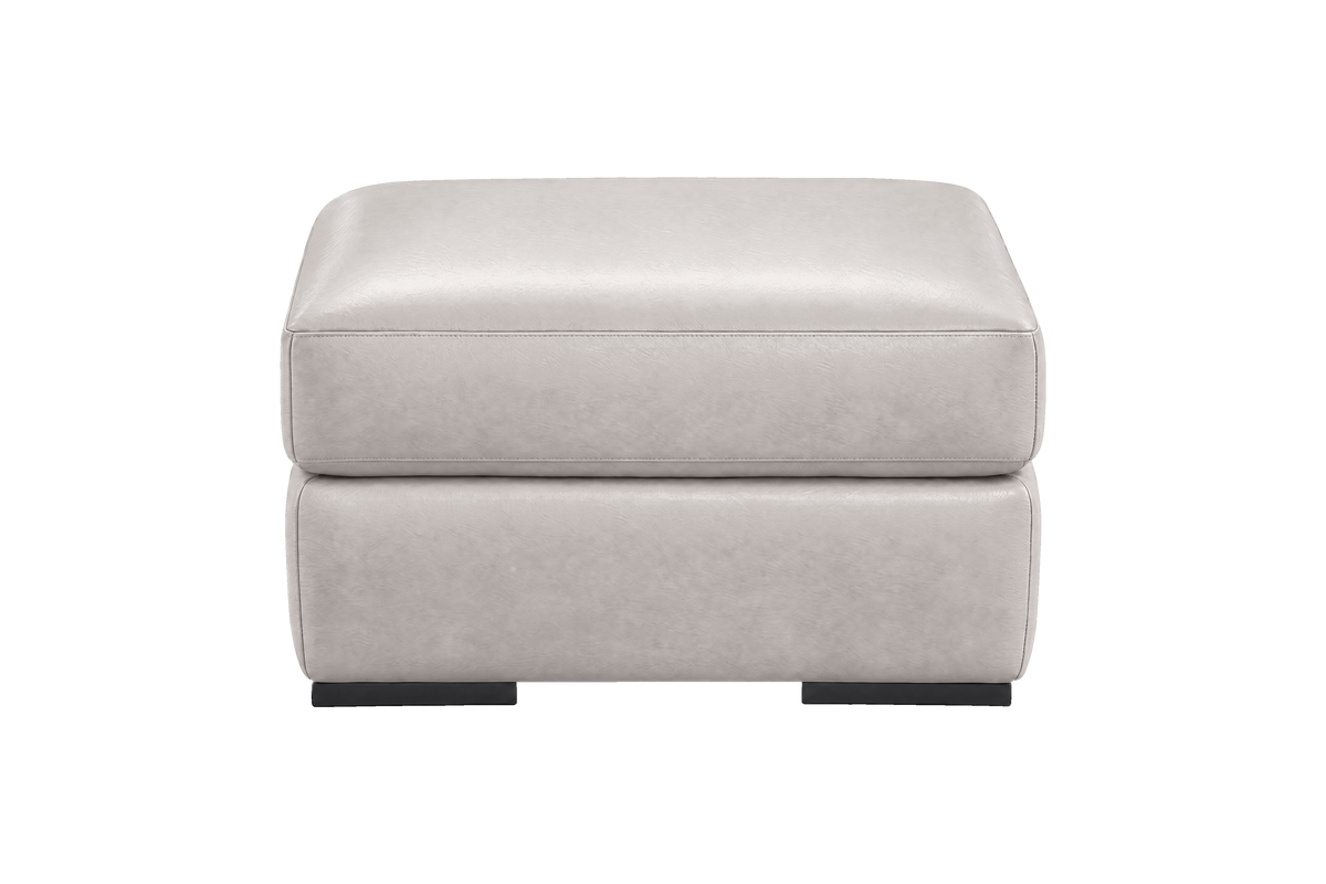 Caro Footstool in Momo Milky