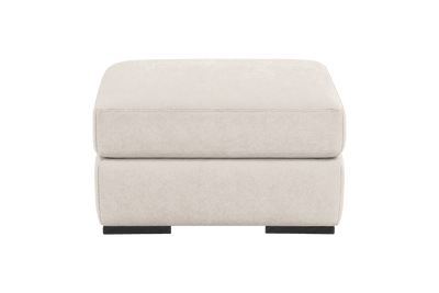 Caro Footstool in Fresco Milky