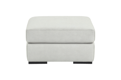 Caro Footstool in Felix Milky