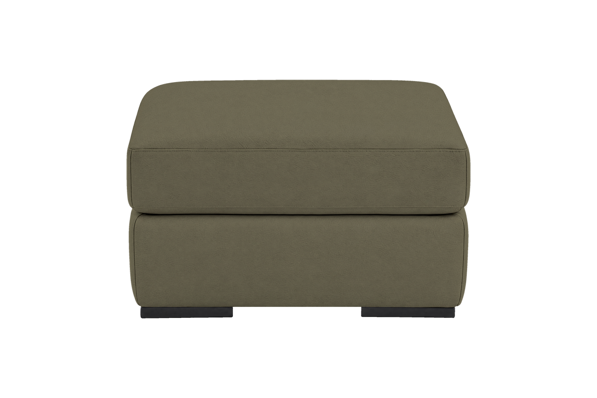 Caro Footstool in Felix Olive