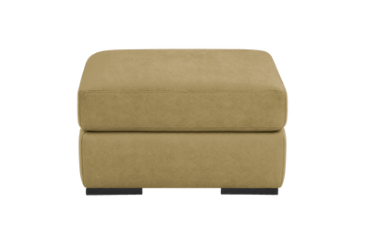 Caro Footstool in Marfa Olivia