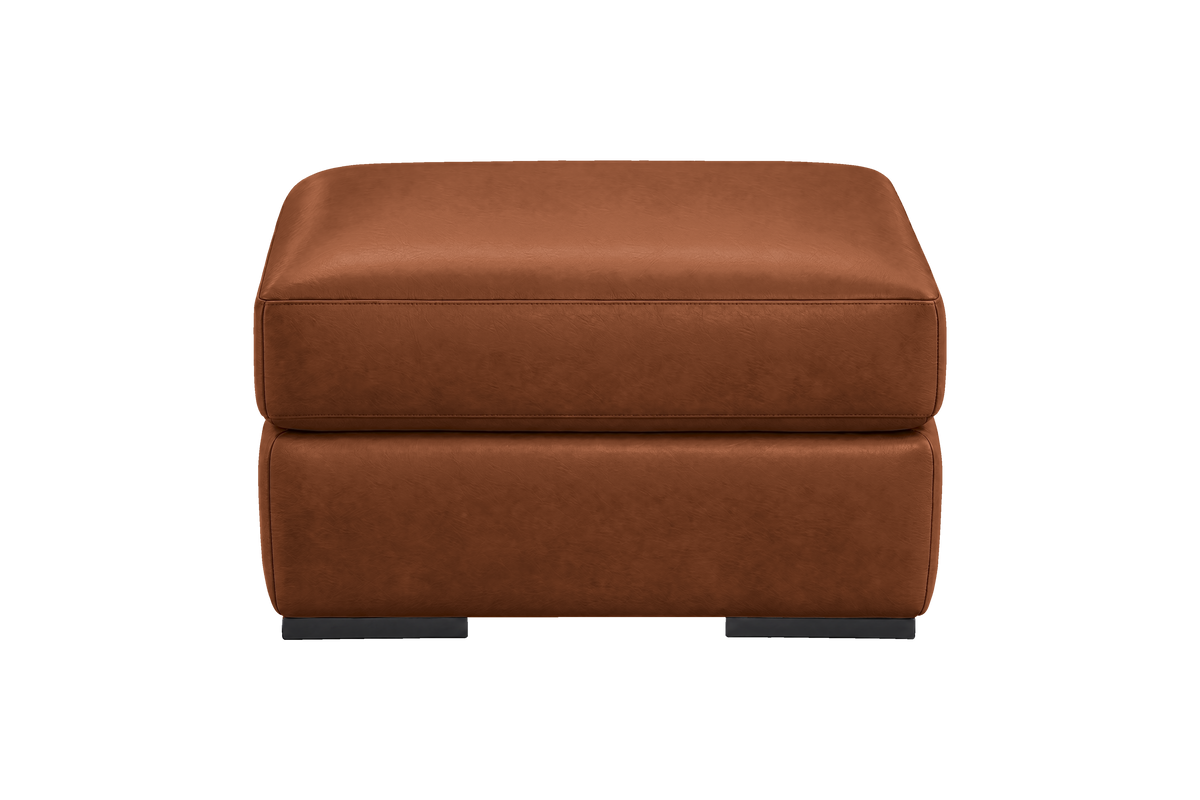 Caro Footstool in Momo Porto