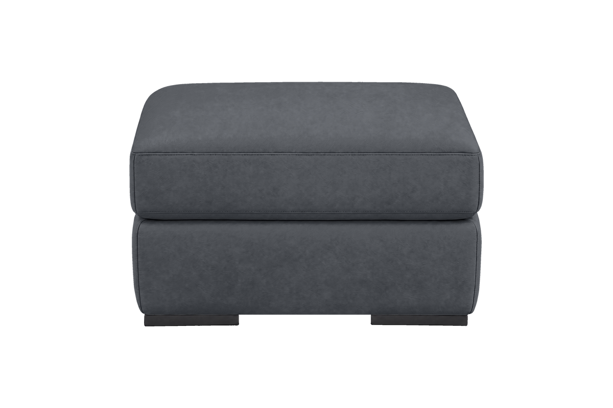 Caro Footstool in Dante Shark