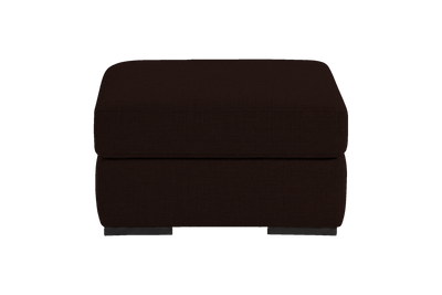 Caro Footstool in Mosquito Terra