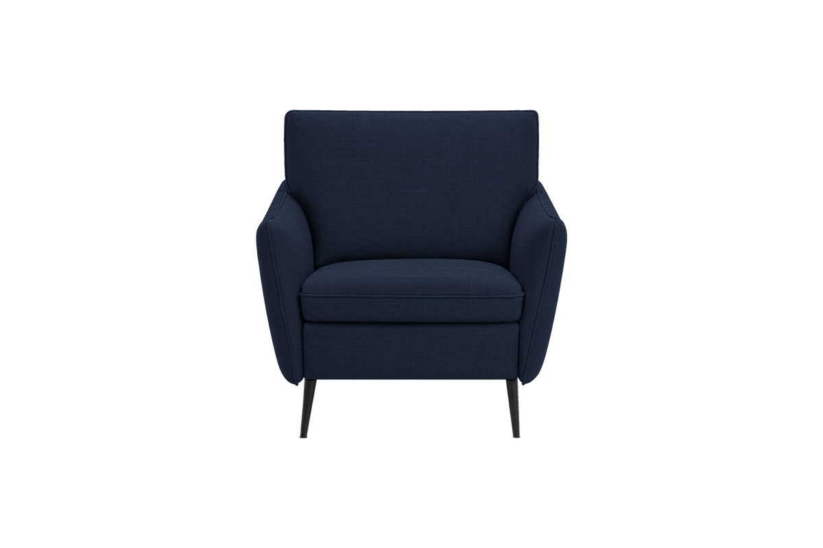 Edgar Accent Chair in Roni Ember Blue