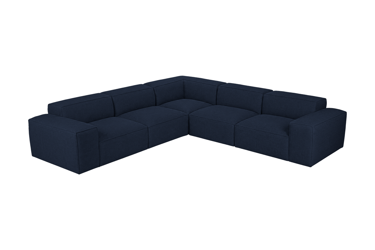Elo Corner Sofa in Roni Ember Blue