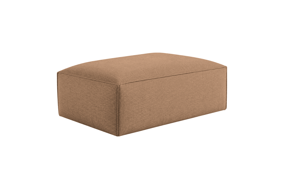 Elo Footstool in Roni Biscotti
