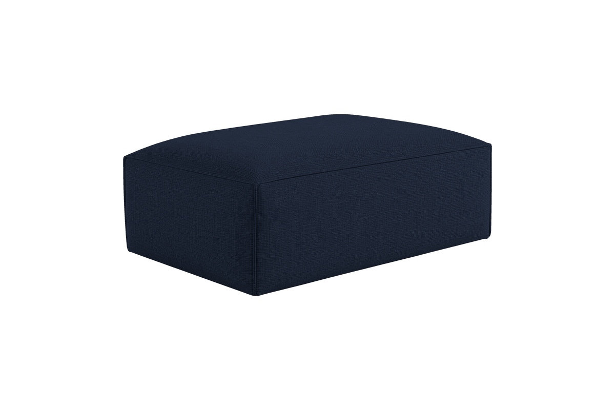 Elo Footstool in Roni Ember Blue