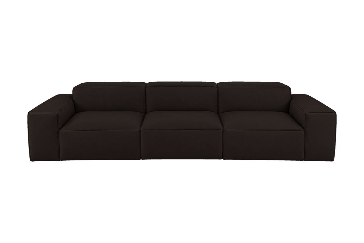 Elo Large Sofa in Dante Ebony