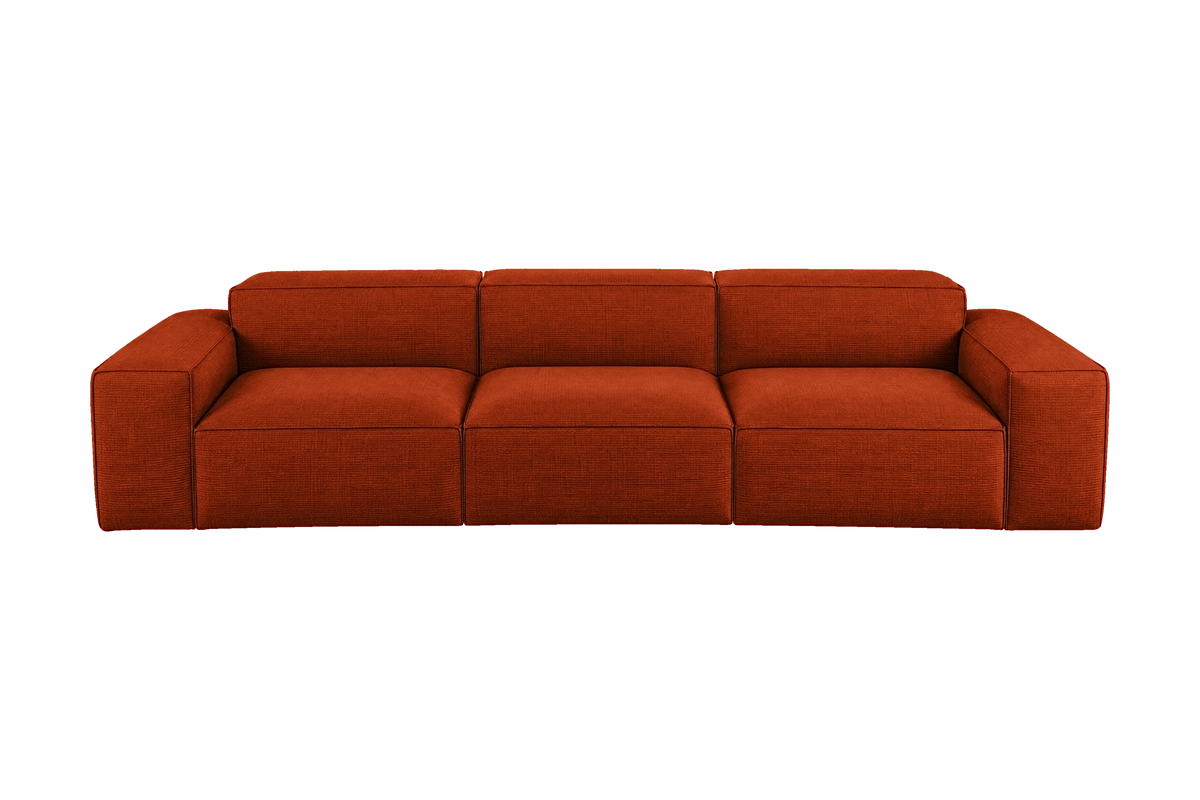 Elo Large Sofa in Roni Poppy