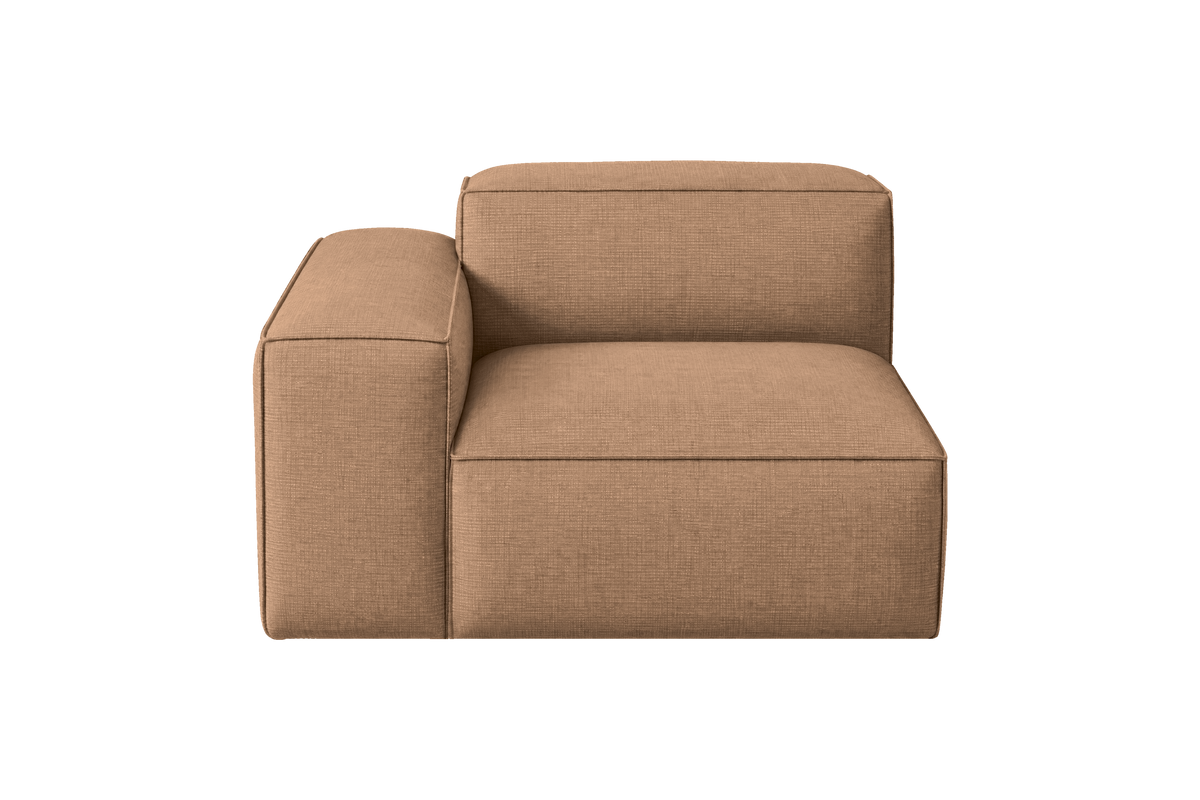 Elo Chair One Arm Left in Roni Biscotti