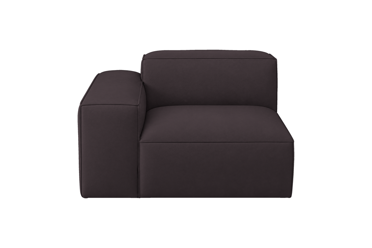 Elo Chair One Arm Left in Dante Charcoal