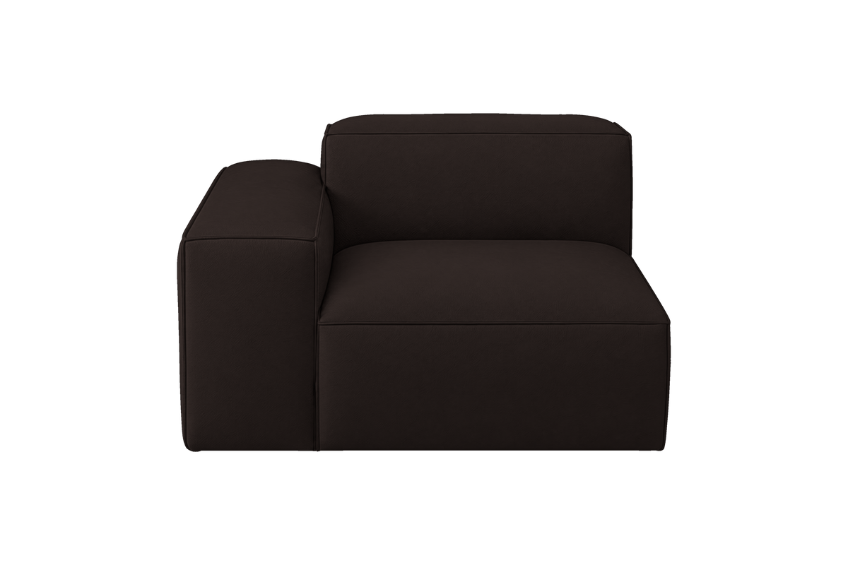 Elo Chair One Arm Left in Dante Ebony