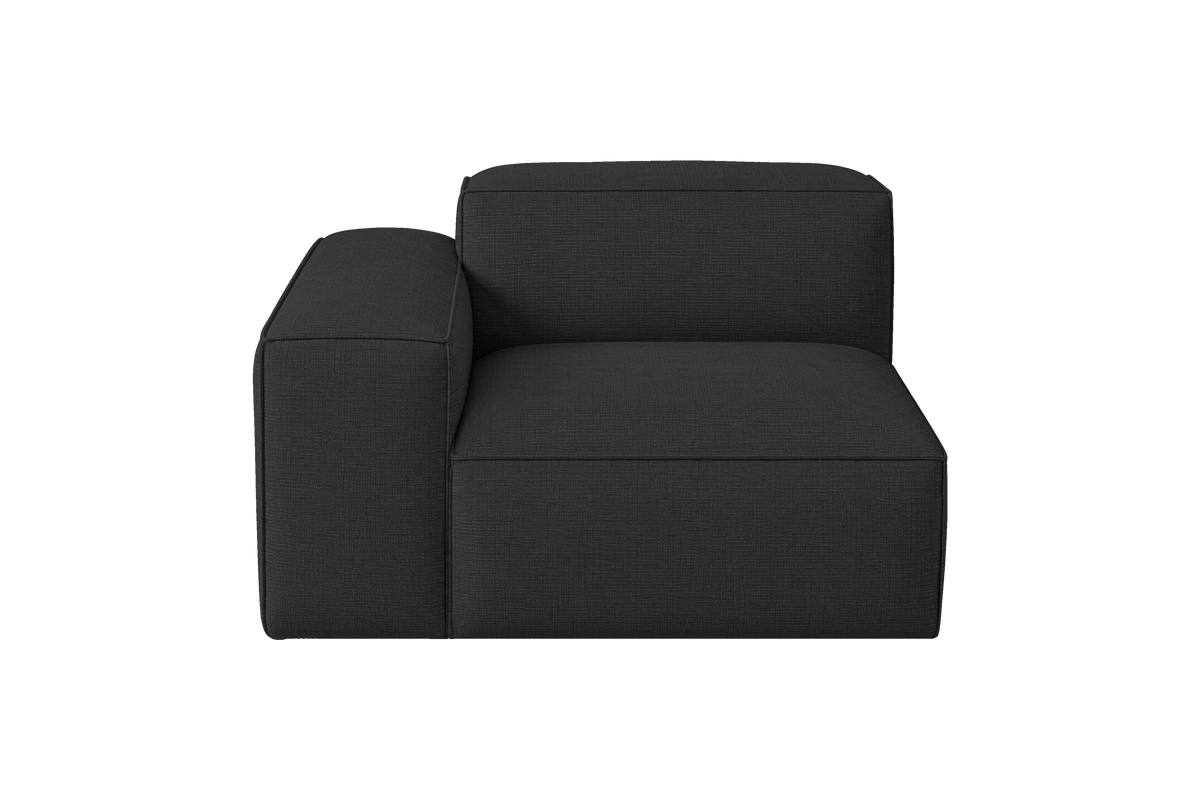 Elo Chair One Arm Left in Roni Ember