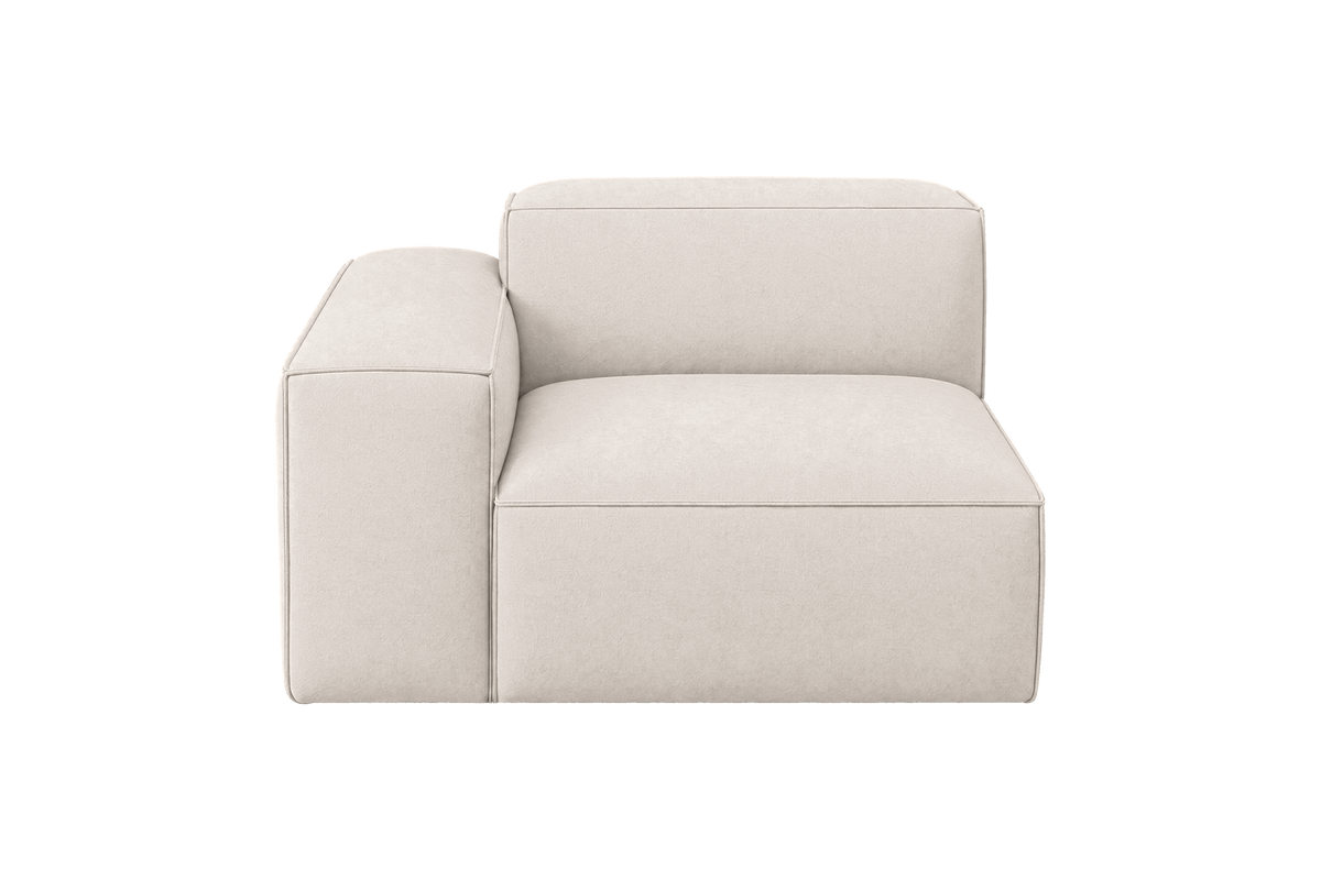 Elo Chair One Arm Left in Fresco Milky