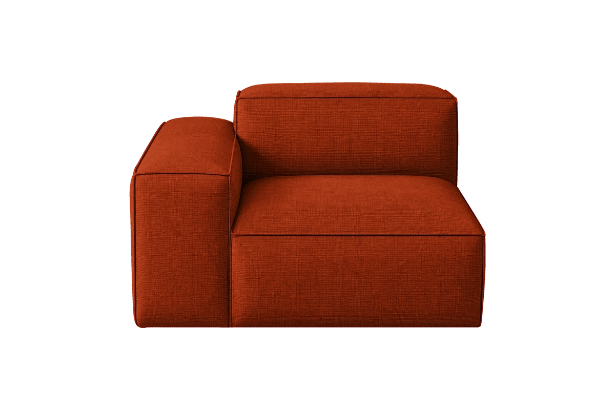 Elo Chair One Arm Left in Roni Poppy