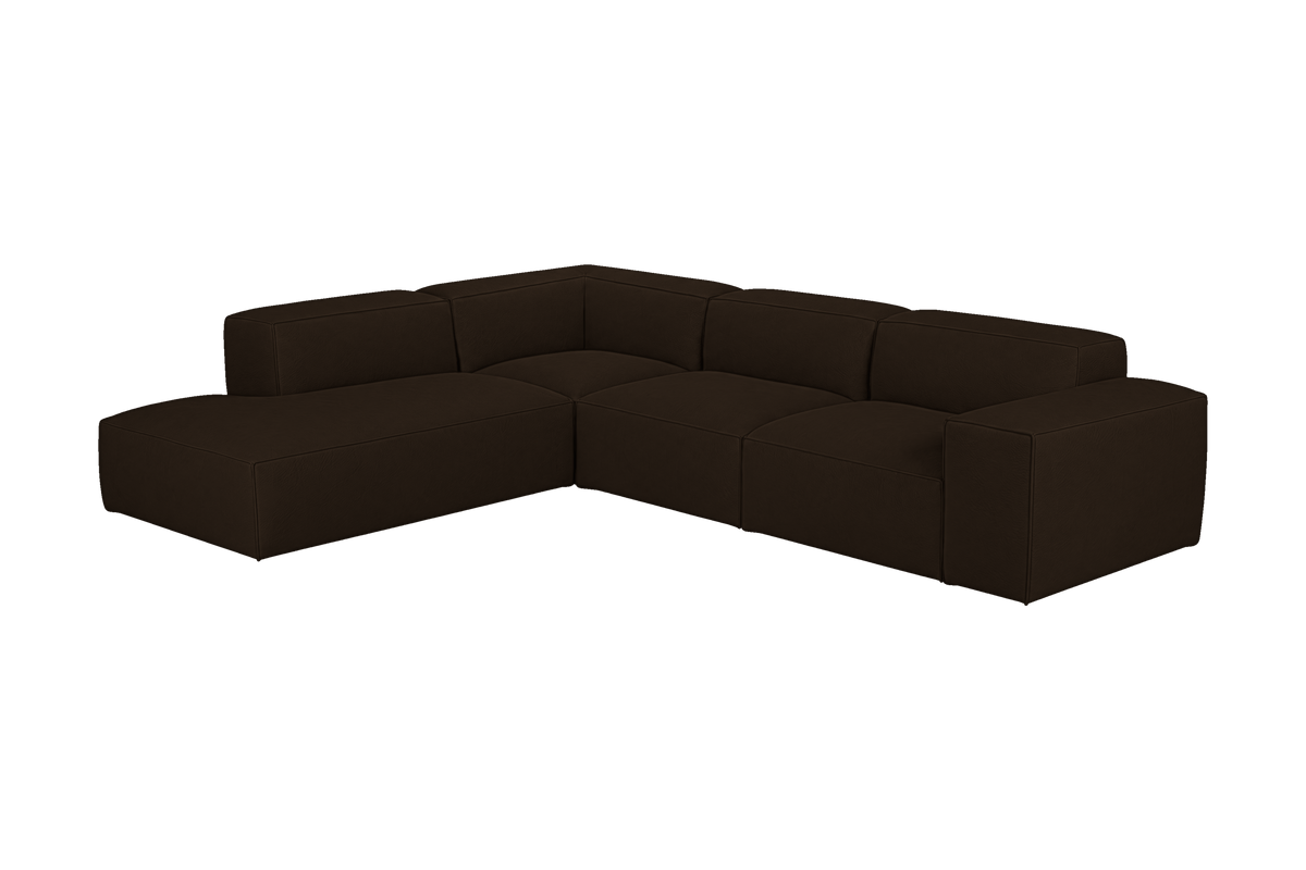 Elo Left Bumper Sectional in Marfa Charcoal