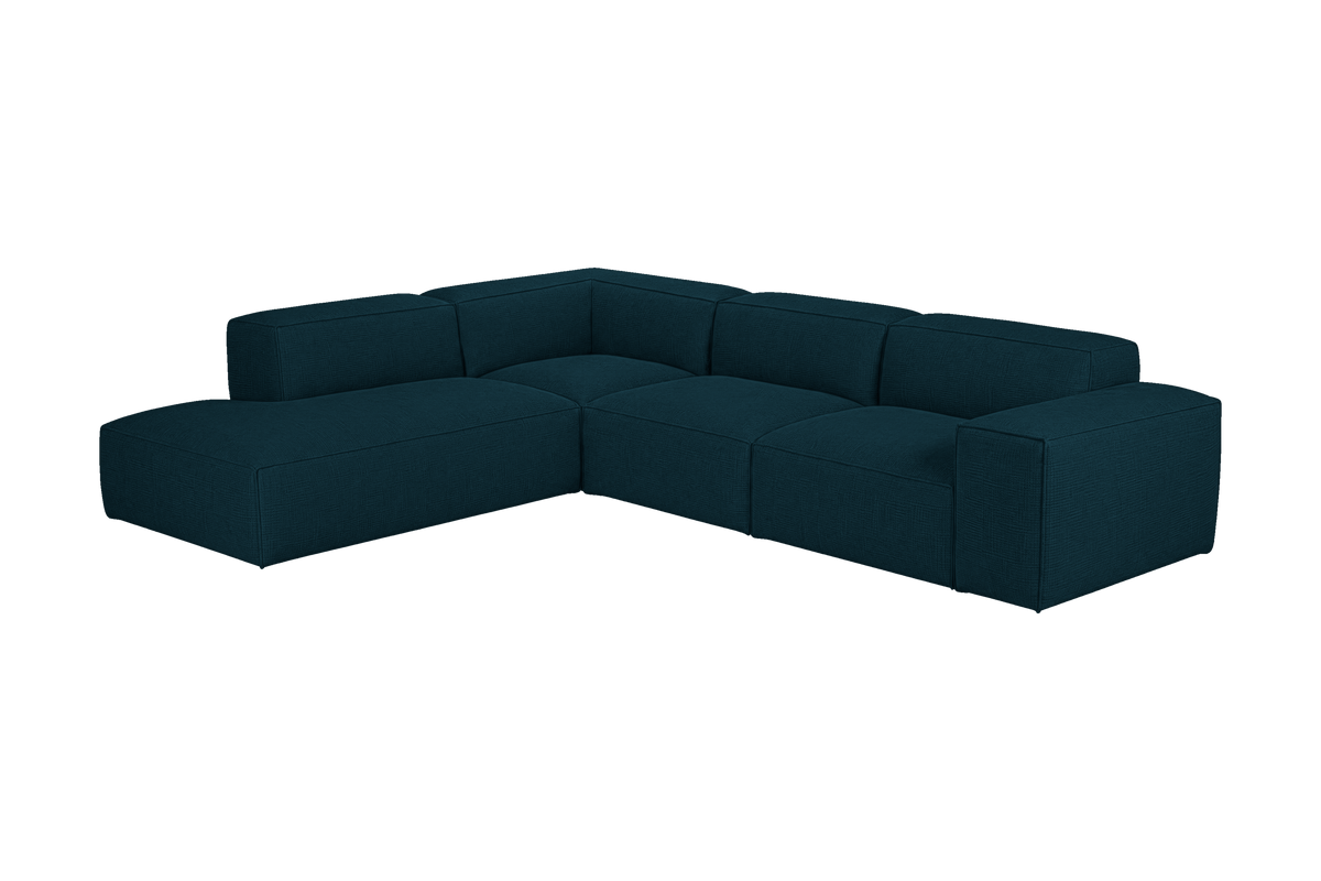 Elo Left Bumper Sectional in Roni Deep Lake