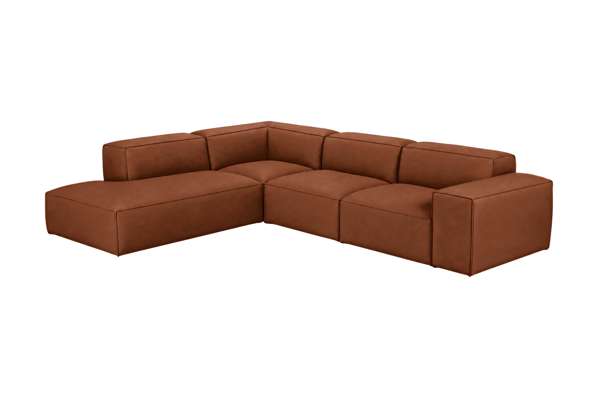 Elo Left Bumper Sectional in Dante Hazel