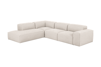 Elo Left Bumper Sectional in Fresco Milky