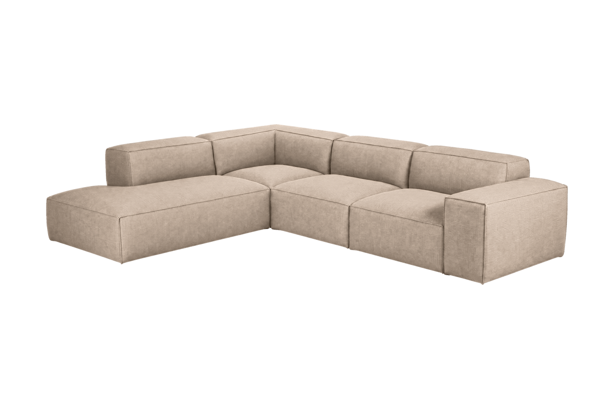 Elo Left Bumper Sectional in Roni Pine Nut
